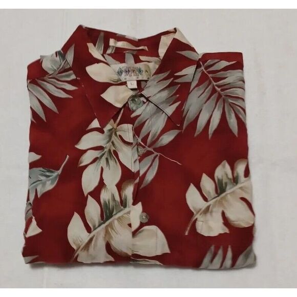Campia Hawaiian Tropical Short Sleeve Button‎ Down Shirt For Men. Size: L - Picture 3 of 7